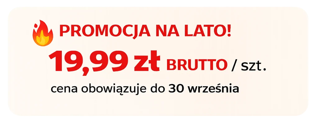 Promocja na lato - do końca września
